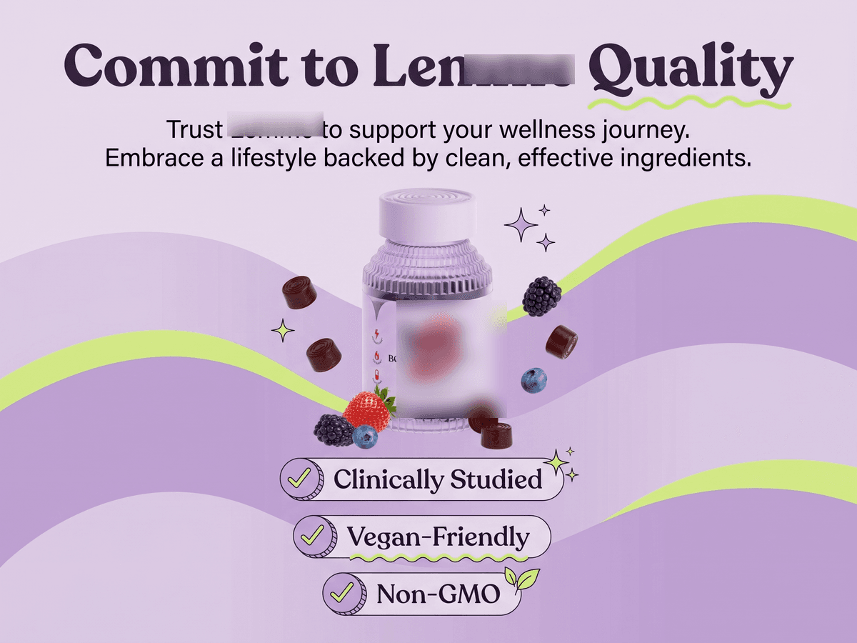 Redacted wellness gummies A+ closeout module generated in APlusAI mobile